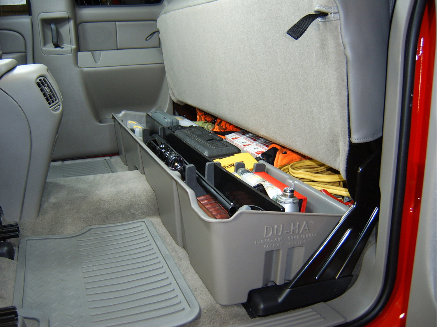 DÜHA Under Seat Storage | Fits 1999-2007 Chevrolet Silverado/GMC Sierra 1500/2500/3500 Extended Cab (Classic)