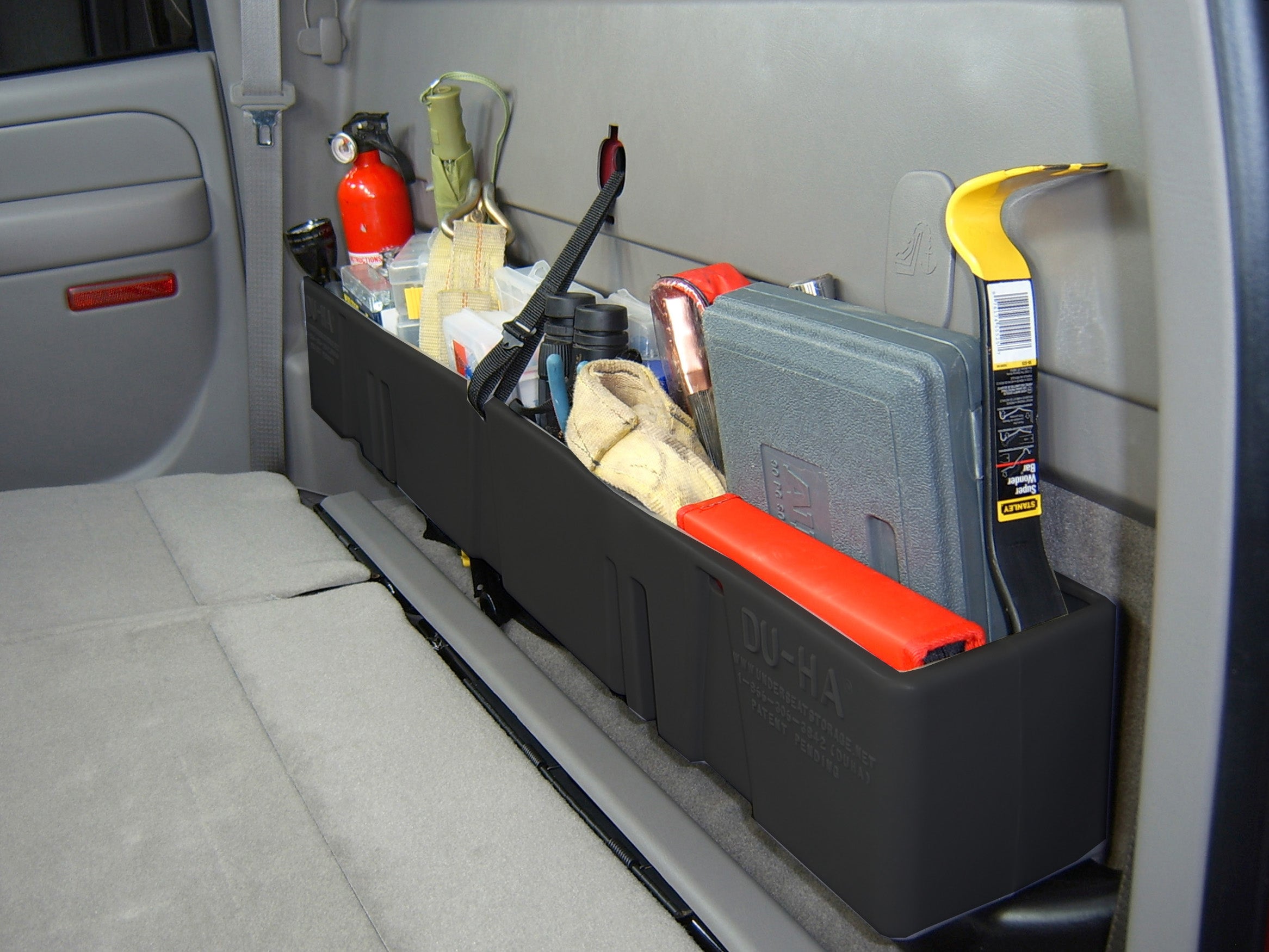 DÜHA Behind-the-Seat Storage fits 04-07 Chevy Silverado/GMC Sierra 1500 Light Duty Crew Cab