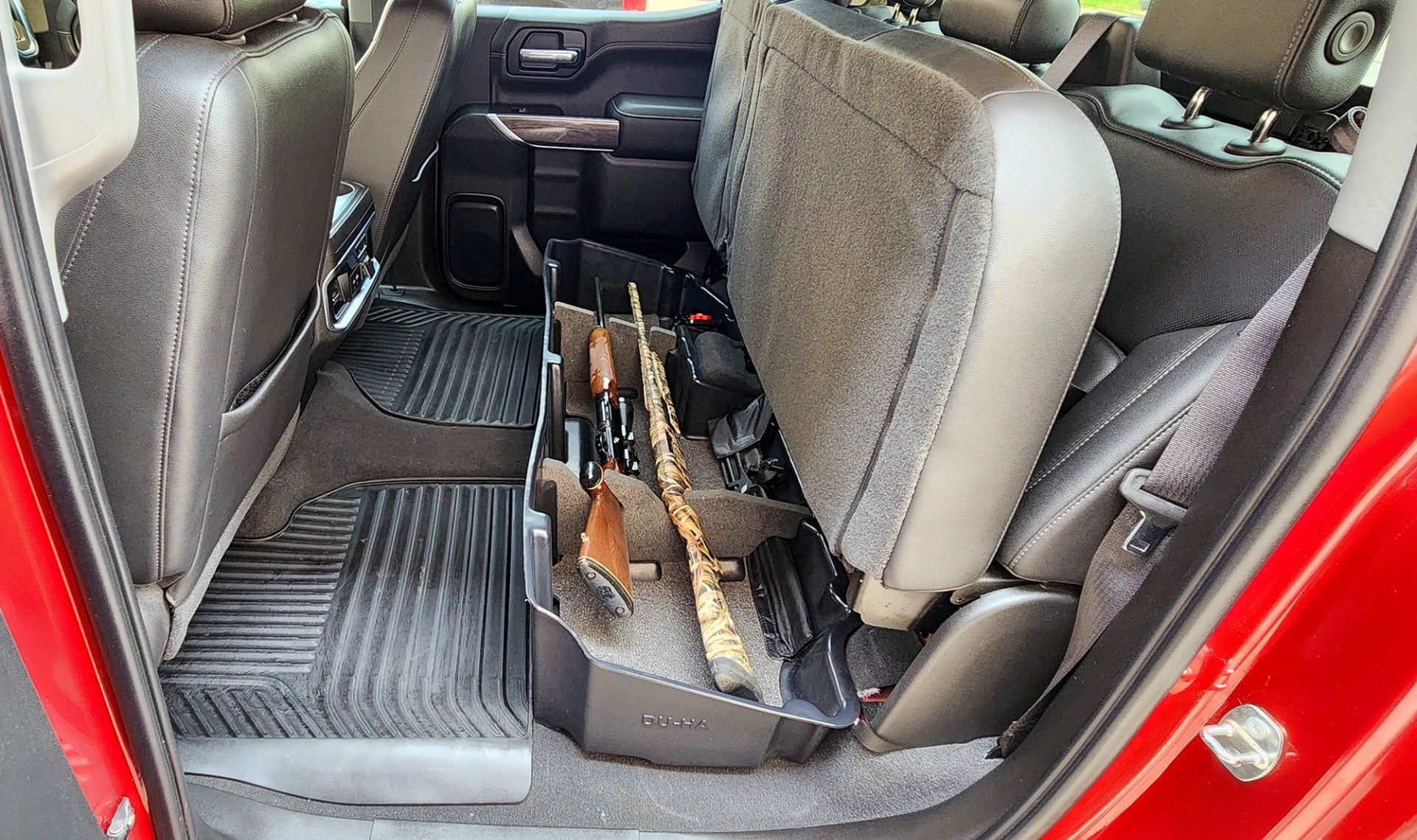 DÜHA Under Seat Storage | Fits 2019-2026 Chevy Silverado/GMC Sierra Light Duty Crew Cab & 2020-2026 Heavy Duty Crew Cab (New Body Style)