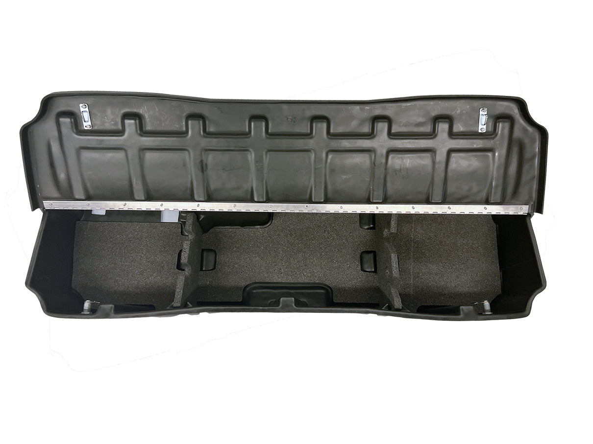 DÜHA Lockable Heavy-Duty Under Seat Storage, Includes 2 Keys for 2019-2026 Chevy Silverado/GMC Sierra Light Duty Crew Cab & 2020-2026 Heavy Duty Crew Cab