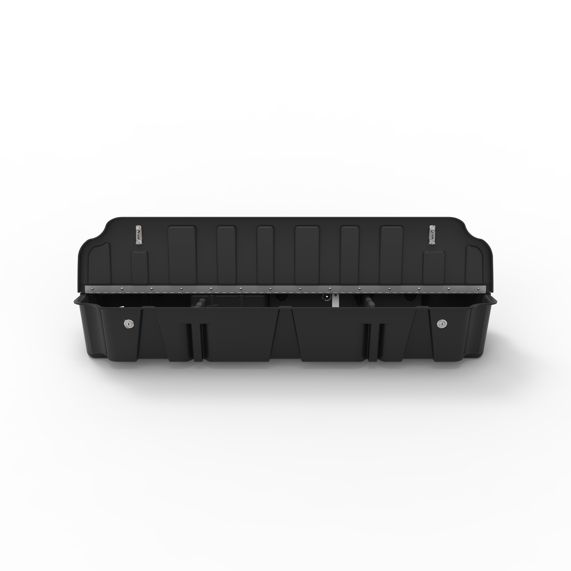 DÜHA Lockable Heavy-Duty Under Seat Storage fits 2019-2026 Chevy Silverado/GMC Sierra Light Duty & 2020-2026 Heavy Duty Double Cab | Heavy-Duty Back Seat Organizer, Includes 2 Keys