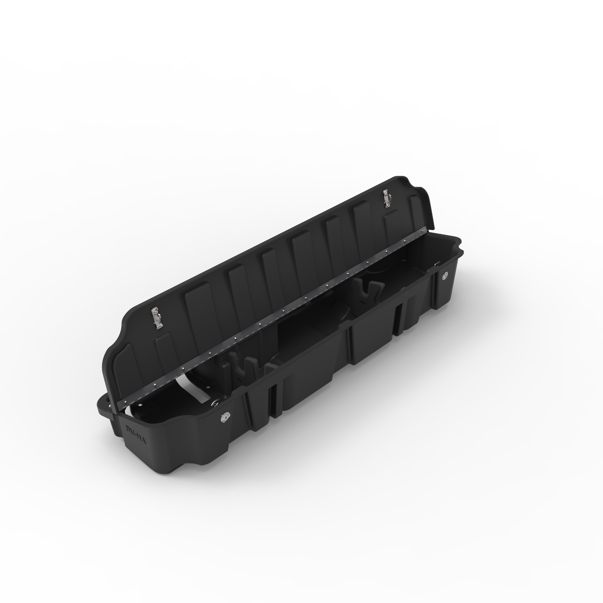 DÜHA Lockable Heavy-Duty Under Seat Storage fits 2019-2026 Chevy Silverado/GMC Sierra Light Duty & 2020-2026 Heavy Duty Double Cab | Heavy-Duty Back Seat Organizer, Includes 2 Keys