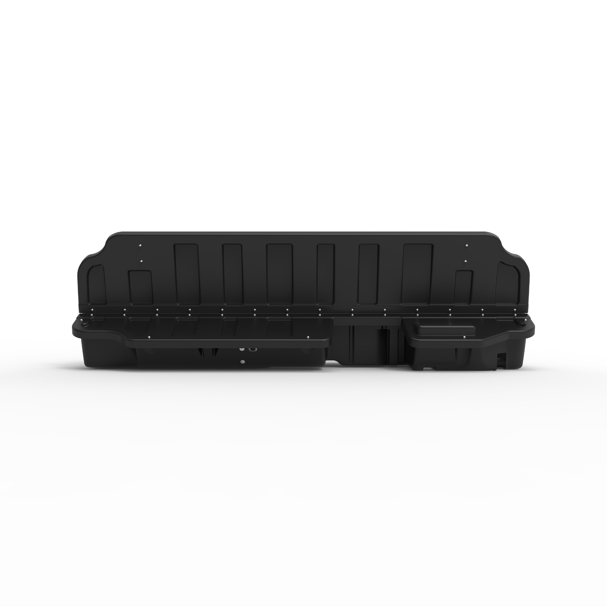 DÜHA Lockable Heavy-Duty Under Seat Storage fits 2019-2026 Chevy Silverado/GMC Sierra Light Duty & 2020-2026 Heavy Duty Double Cab | Heavy-Duty Back Seat Organizer, Includes 2 Keys