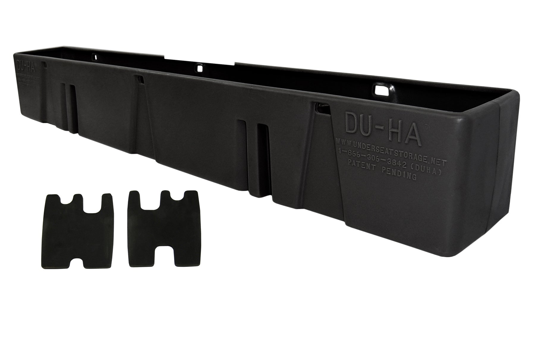 DÜHA Behind-The-Seat Storage Unit For 2008-2016 Ford F250/F350/450/550 Super Duty Crew Cab & Reg Cab without Factory Subwoofer