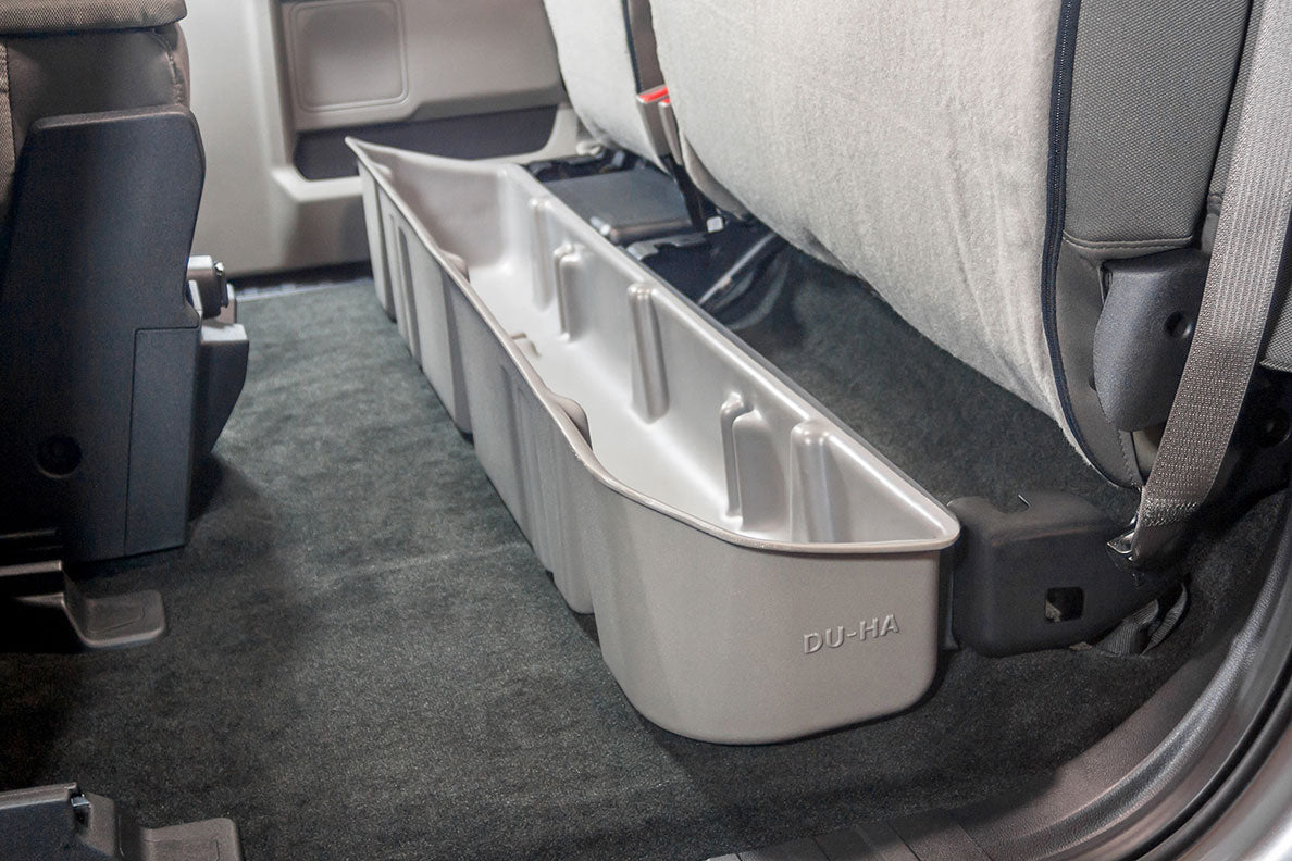 DÜHA Under Seat Storage fits 2015-2026 Ford F150 SuperCab & 2017-2026 Ford F250 F350 F450 F550 SuperCab