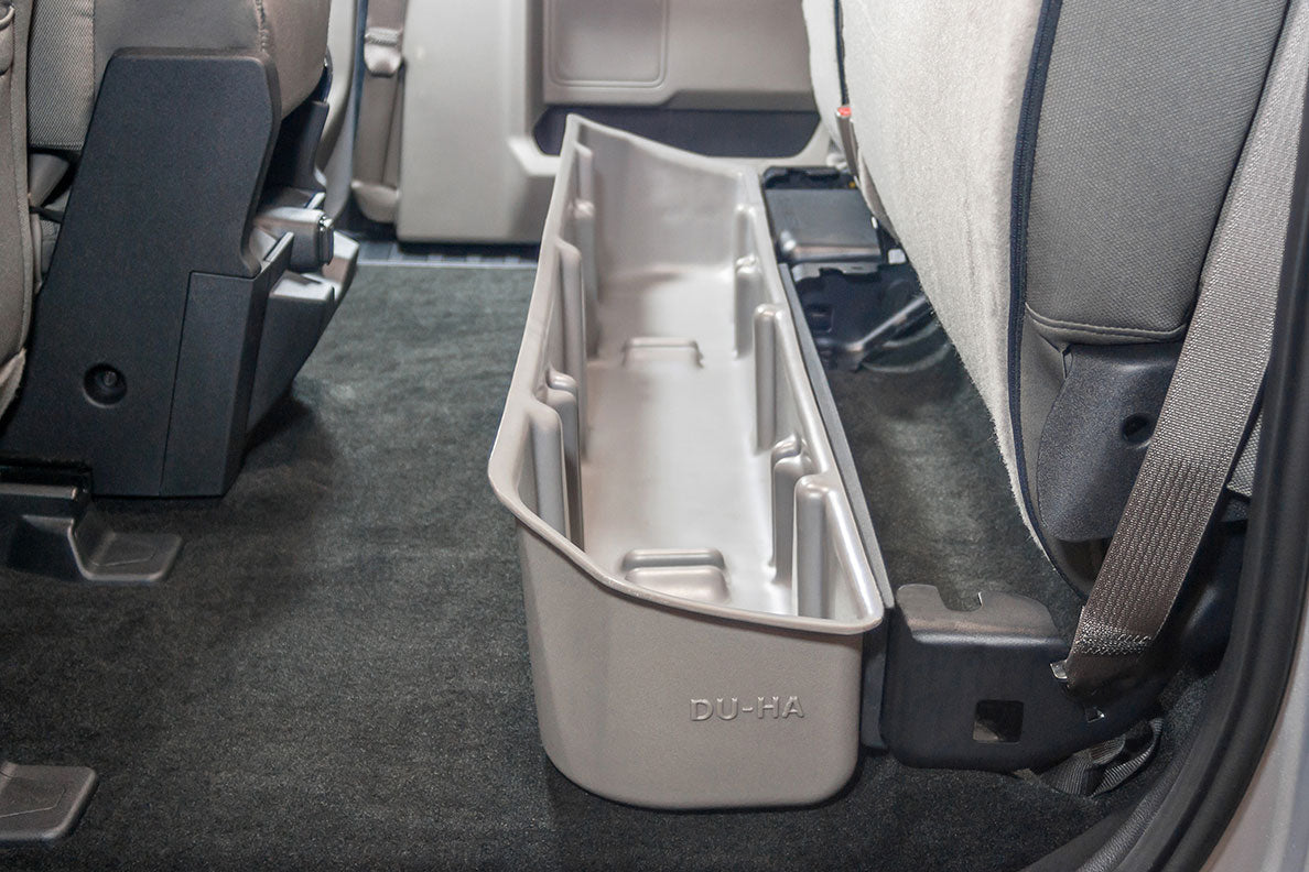 DÜHA Under Seat Storage fits 2015-2026 Ford F150 SuperCab & 2017-2026 Ford F250 F350 F450 F550 SuperCab