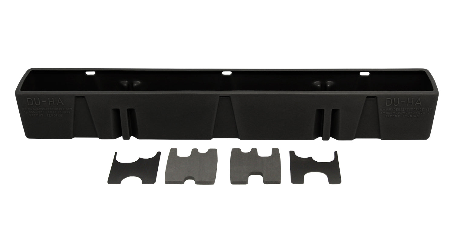 DÜHA Behind-The-Seat Storage Back Seat Organizer for 17-26 | Ford F-250/350/450/550 Super Duty Regular Cabs