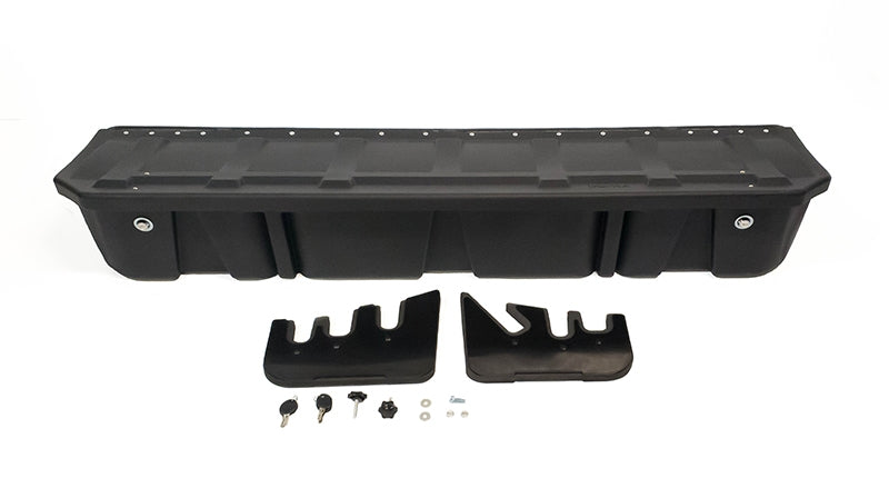DÜHA Lockable Under Seat Storage Lockbox, Includes 2 Keys for 2015-2026 Ford F150 Super Crew Cab & 2017-2026 F250 F350 F450 F550 Super Duty Crew Cab