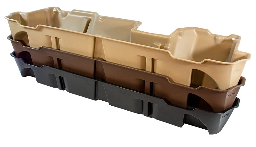 DÜHA Under Seat Storage fits 2019-2026 Ram 1500 Crew Cab (New Body Style) | Heavy-Duty Back Seat Organizer