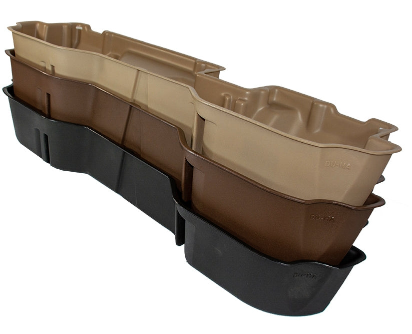 DÜHA Under Seat Storage fits 2019-2026 Ram 1500 Quad Cab (New Body Style) | Heavy-Duty Back Seat Multi Tool Organizer