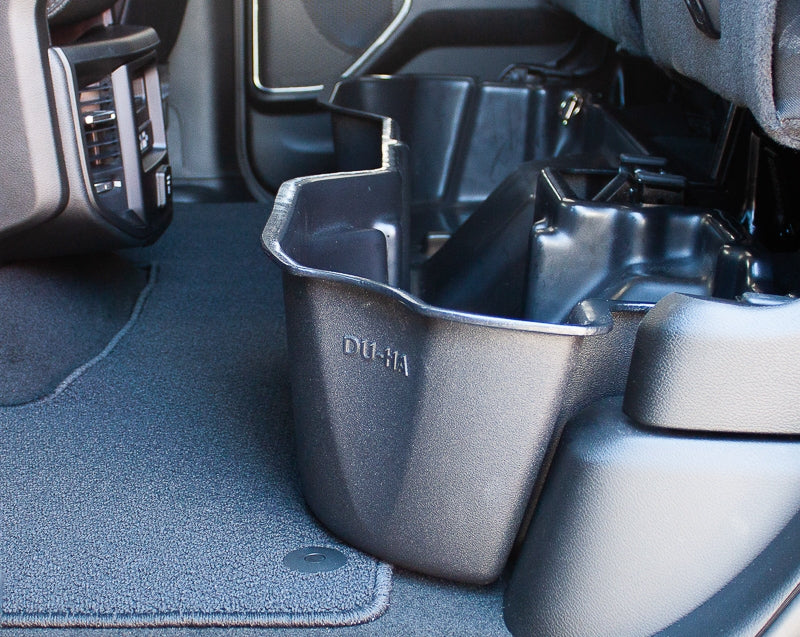 DÜHA Under Seat Storage fits 2019-2026 Ram 1500 Quad Cab (New Body Style) | Heavy-Duty Back Seat Multi Tool Organizer