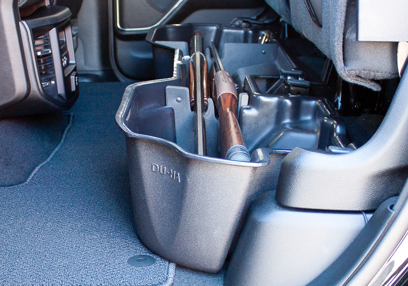 DÜHA Under Seat Storage fits 2019-2026 Ram 1500 Quad Cab (New Body Style) | Heavy-Duty Back Seat Multi Tool Organizer