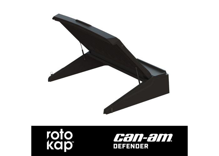 RotoKAP Defender Distributed by DÜHA – UTV Bed Cover fits 15-26 Can-Am Defender 2 and 4 Door (Crew Cab) – Ultimate UTV/Side-by-Side Bed Cover