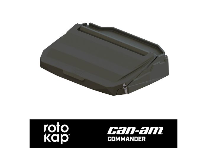 RotoKAP Commander Distributed by DÜHA – UTV Bed Cover fits 21-25 Can-Am Commander 2 and 4 Door (Crew Cab) – Ultimate UTV/Side-by-Side Bed Cover
