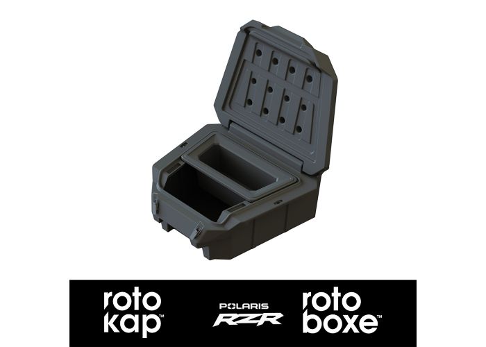 RotoKAP Pro-XP RotoBOXE Distributed by DÜHA – UTV Bed Cover fits 19-25 Polaris RZR Pro XP Models (Sport, Premium, Ultimate) and 22-25 Polaris RZR Pro Turbo R – Ultimate UTV/Side-by-Side Bed Cover