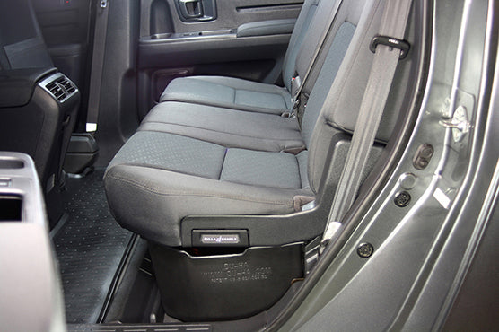 DÜHA Under Seat Storage fits 2006-2014 & 2017-2025 Honda Ridgeline | Heavy-Duty Back Seat Organizer, Includes 2-Piece Dividers