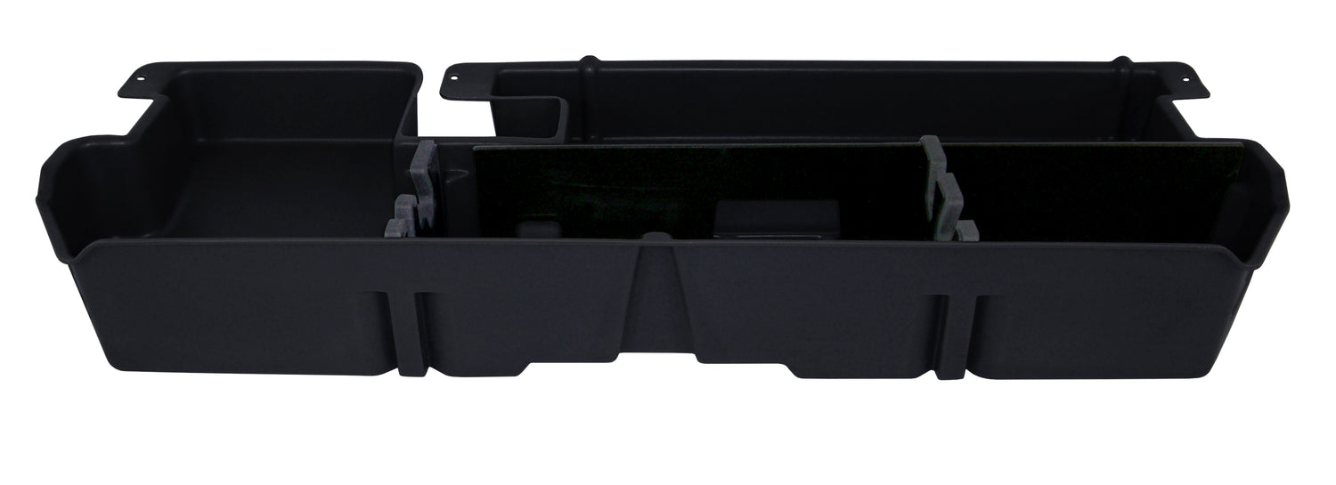 DÜHA Under Seat Storage fits 2007-2021 Toyota Tundra Double Cab without Factory Subwoofer | Heavy-Duty Back Seat Organizer
