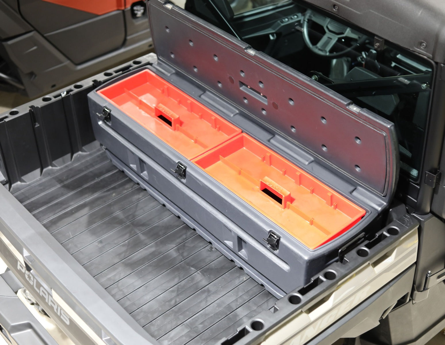 DÜHA Tote Gun and Gear Truck Storage Box | Heavy-Duty, Portable Rolling Toolbox or Gun Case for SUV&