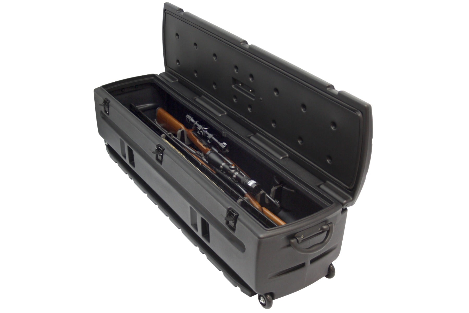 DÜHA Tote Gun and Gear Truck Storage Box | Heavy-Duty, Portable Rolling Toolbox or Gun Case for SUV&