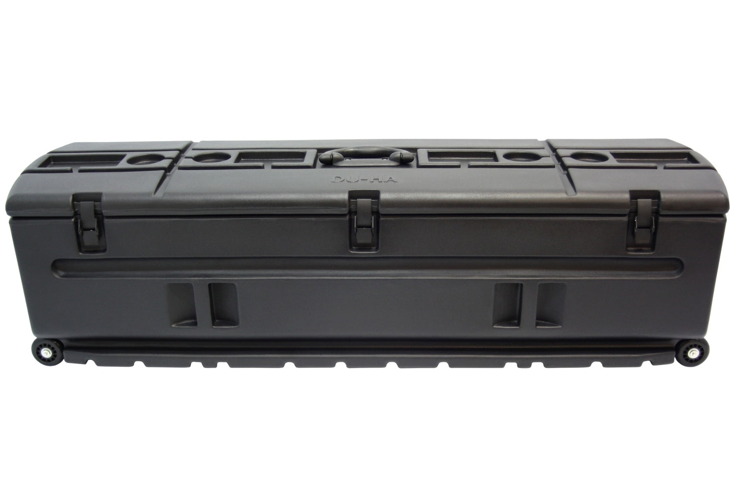 DÜHA Tote Gun and Gear Truck Storage Box | Heavy-Duty, Portable Rolling Toolbox or Gun Case for SUV&