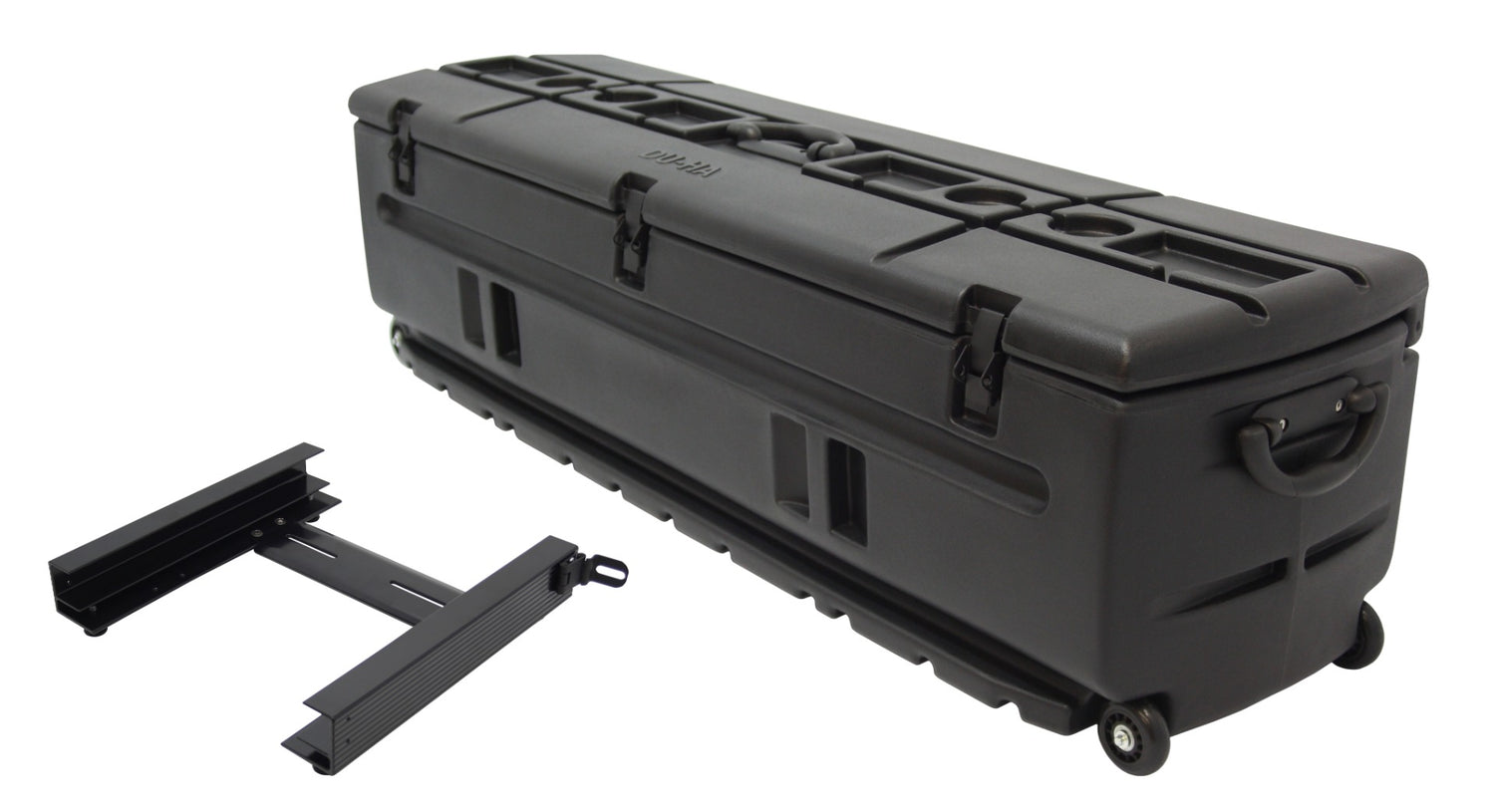 DÜHA Tote Gun and Gear Truck Storage Box | Heavy-Duty, Portable Rolling Toolbox or Gun Case for SUV&