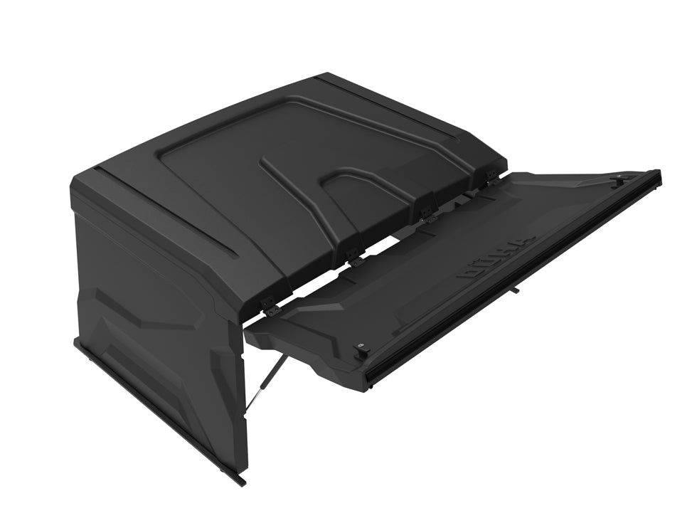 DÜHA UTV Topper hard-shell cargo bed cover, open view