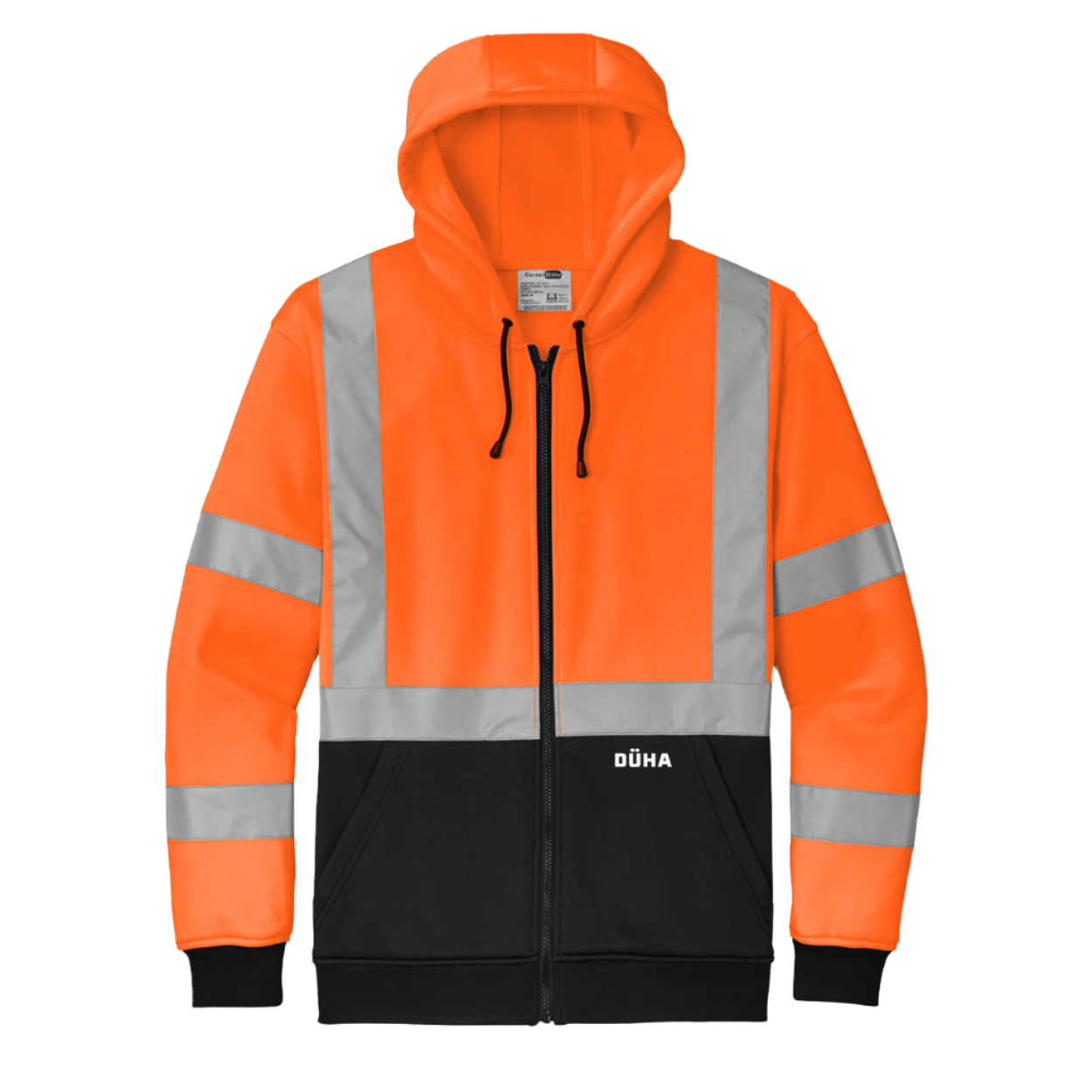 DÜHA ANSI 107 Class 3 Heavy-Duty Fleece Full-Zip Sweatshirt