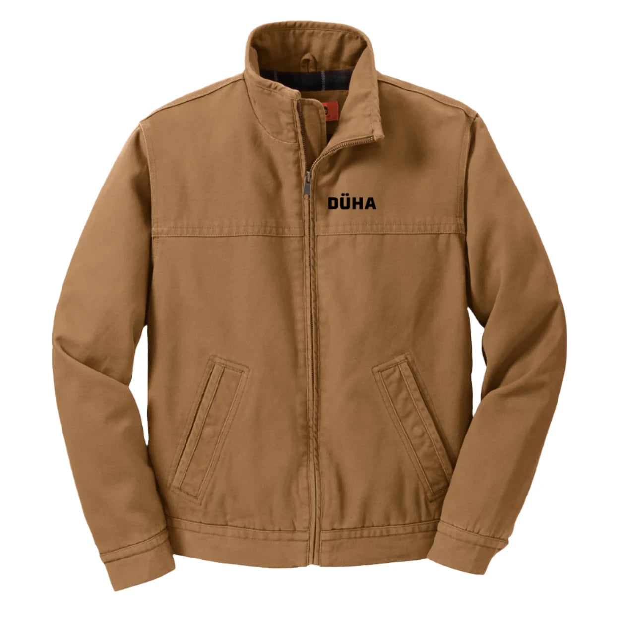 DÜHA Washed Duck Cloth Flannel-Lined Work Jacket