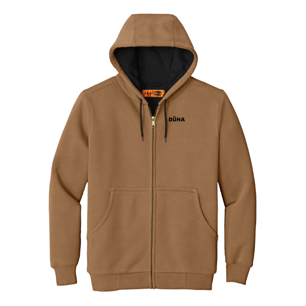 DÜHA Heavyweight Full-Zip Sweatshirt with Thermal Lining