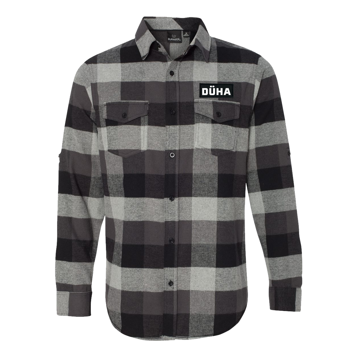 DÜHA Patch Flannel Shirt Long Sleeve