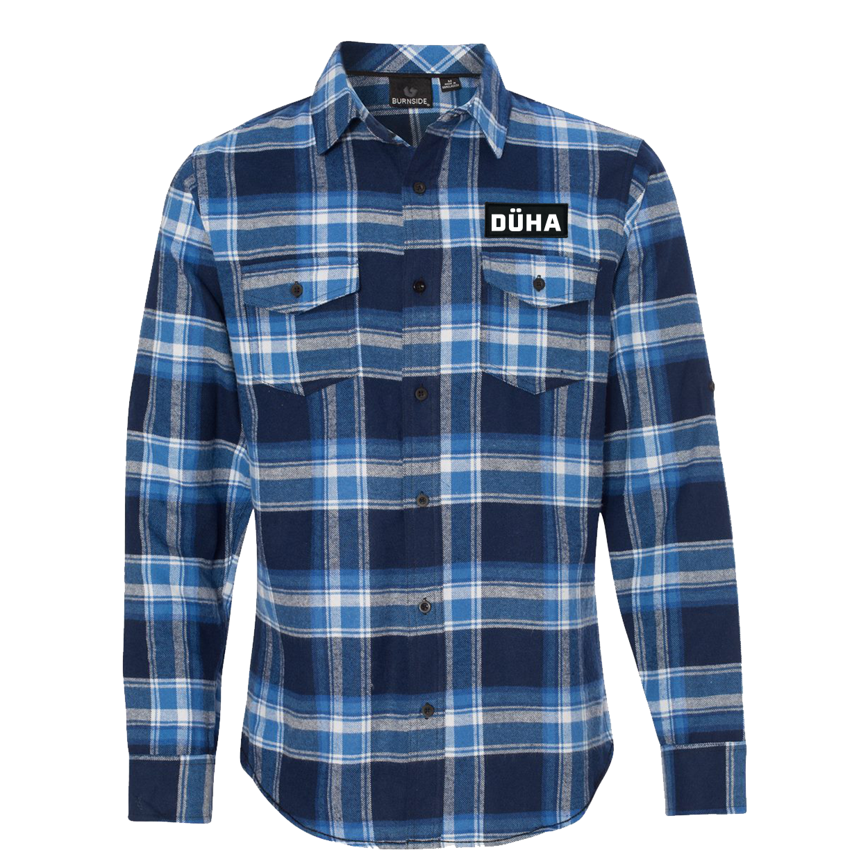 DÜHA Patch Flannel Shirt Long Sleeve