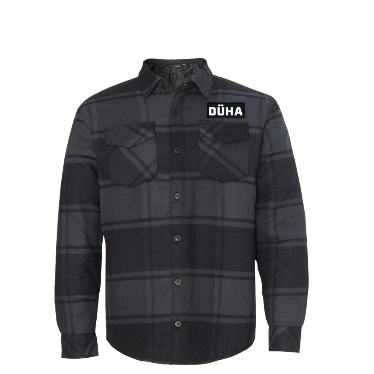 DÜHA Patch Quilted Flannel Jacket
