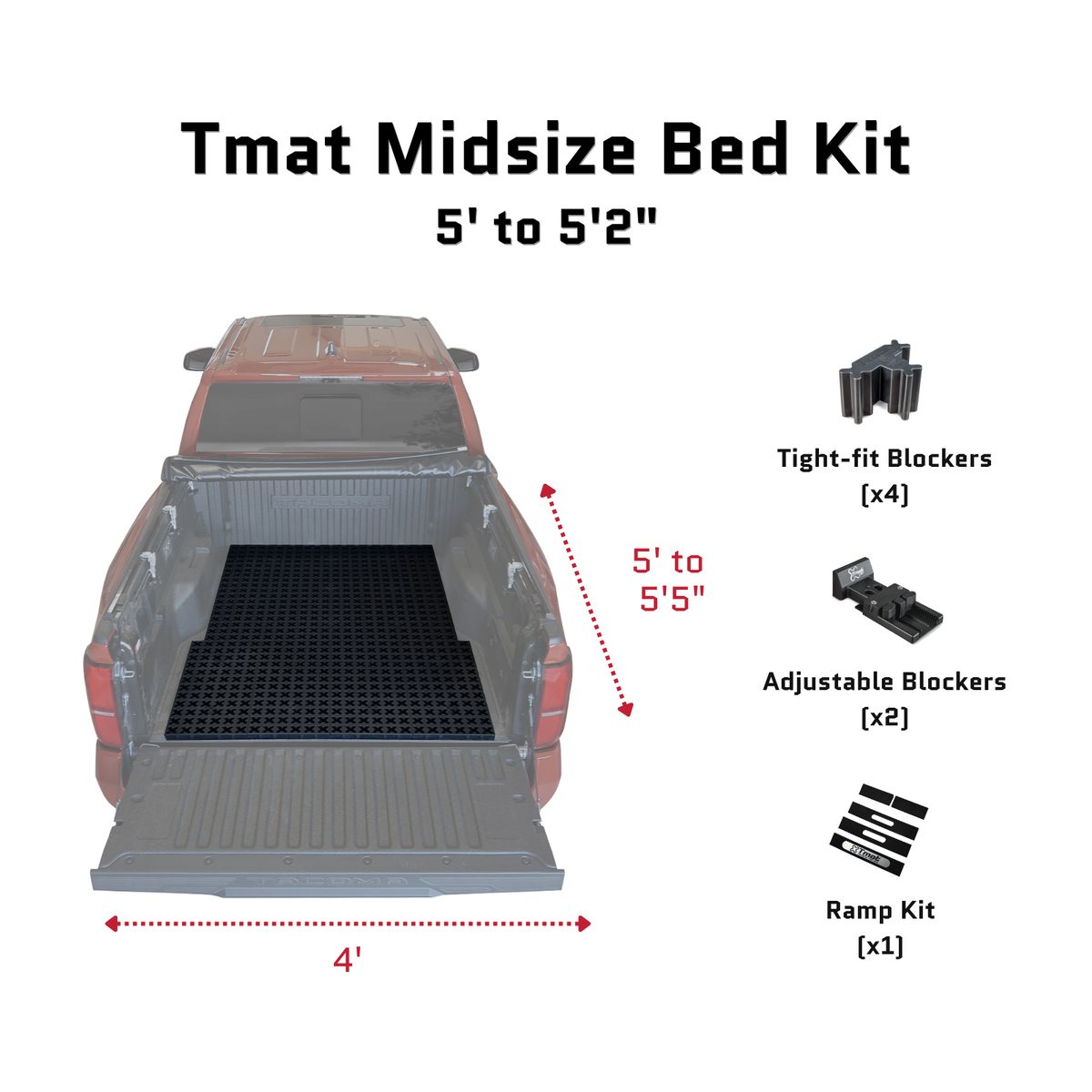 Tmat Sliding Truck Bed Mat & Cargo Management System