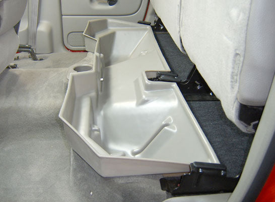 DÜHA Under Seat Storage fits 02-24 Ram 1500 & 03-26 2500/3500 Quad Cab/Crew Cab (Classic Body) | w/o Factory Subwoofer