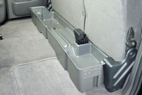 DÜHA Under Seat Storage fits 2000 - 2003 Ford F150 SuperCab - Heavy-Duty Back Seat Organizer