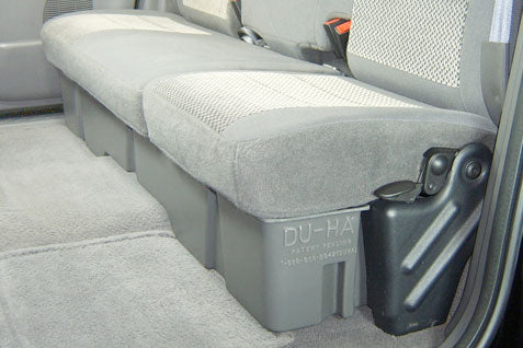 DÜHA Under Seat Storage fits 2000 - 2003 Ford F150 SuperCab - Heavy-Duty Back Seat Organizer