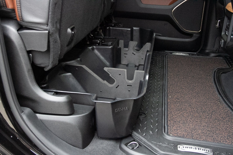 DÜHA Under Seat Storage fits 2019-2026 Ram 1500 Crew Cab (New Body Style) | Heavy-Duty Back Seat Organizer