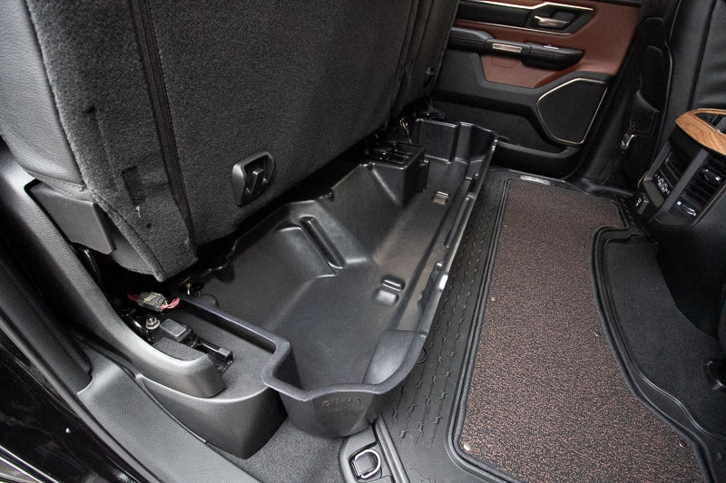 DÜHA Under Seat Storage fits 2019-2026 Ram 1500 Crew Cab (New Body Style) | Heavy-Duty Back Seat Organizer
