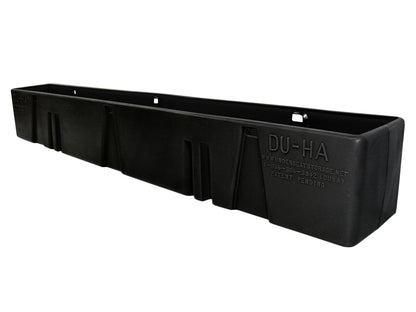 DÜHA behind-the-seat storage installed in a 2000-2007 Chevy Silverado / GMC Sierra HD Crew Cab