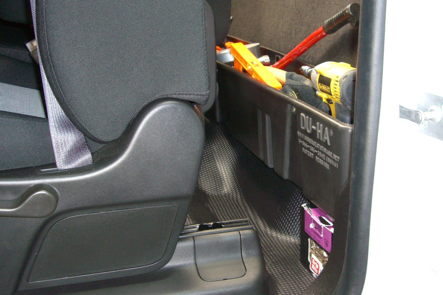 Behind-the-Seat Storage for 2007-2019 Chevy Silverado &amp; GMC Sierra Regular Cab | DÜHA 
