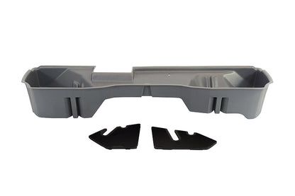 DÜHA under-seat storage installed in a 2014-2019 Chevy Silverado / GMC Sierra Double Cab