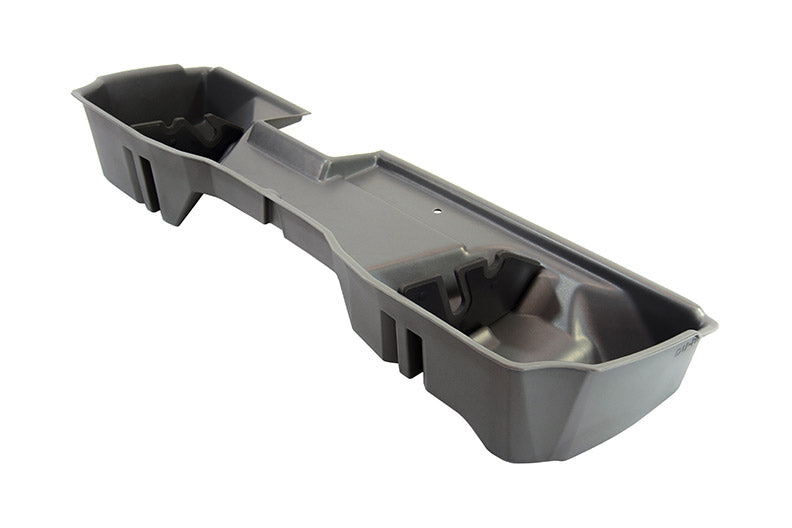 DÜHA under-seat storage installed in a 2014-2019 Chevy Silverado / GMC Sierra Double Cab