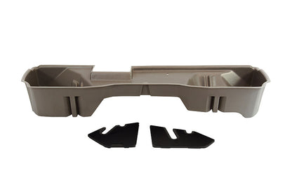DÜHA under-seat storage installed in a 2014-2019 Chevy Silverado / GMC Sierra Double Cab