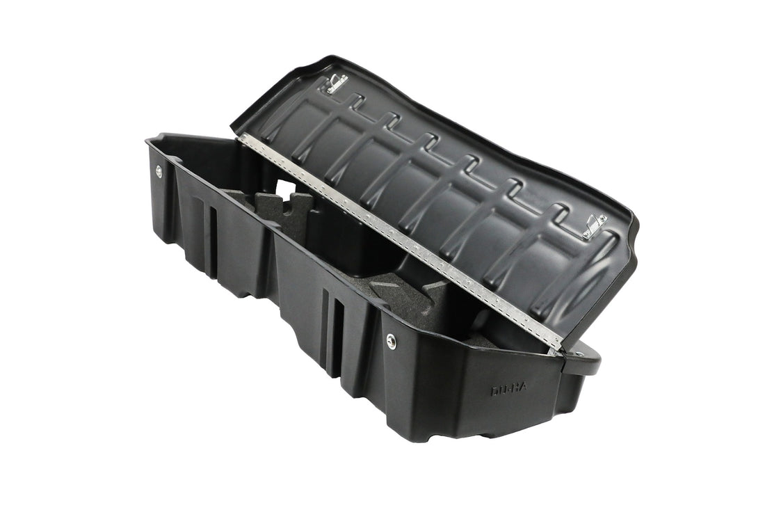 DÜHA Lockable Heavy-Duty Under Seat Storage, Includes 2 Keys for 2019-2026 Chevy Silverado/GMC Sierra Light Duty Crew Cab & 2020-2026 Heavy Duty Crew Cab