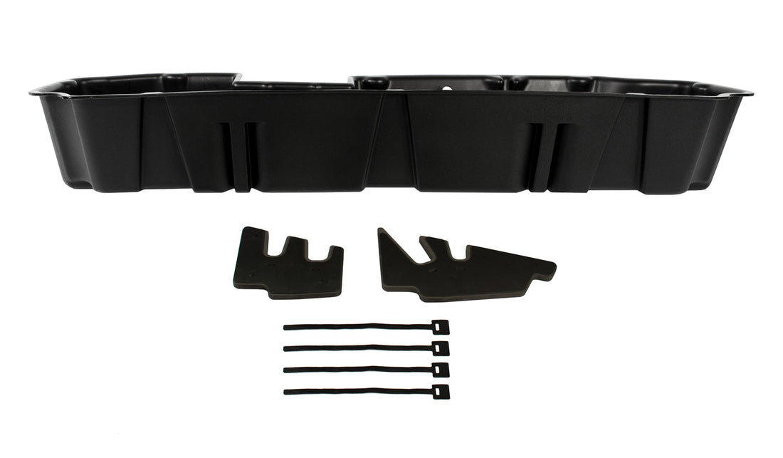 DÜHA Under Seat Storage fits 2019-2026 Chevy Silverado/GMC Sierra Light Duty & 2020-2026 Heavy Duty Double Cab | Heavy-Duty Back Seat Organizer
