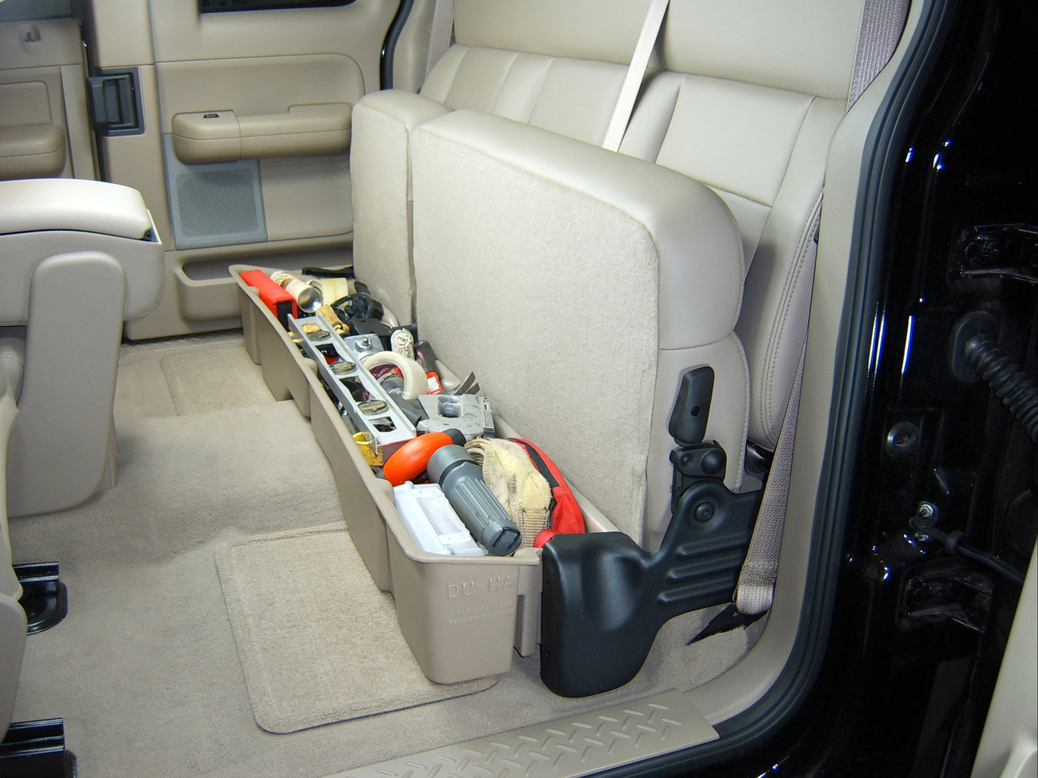 Under Seat Storage for 2004-2008 Ford F-150 SuperCab &amp; SuperCrew | DÜHA 
