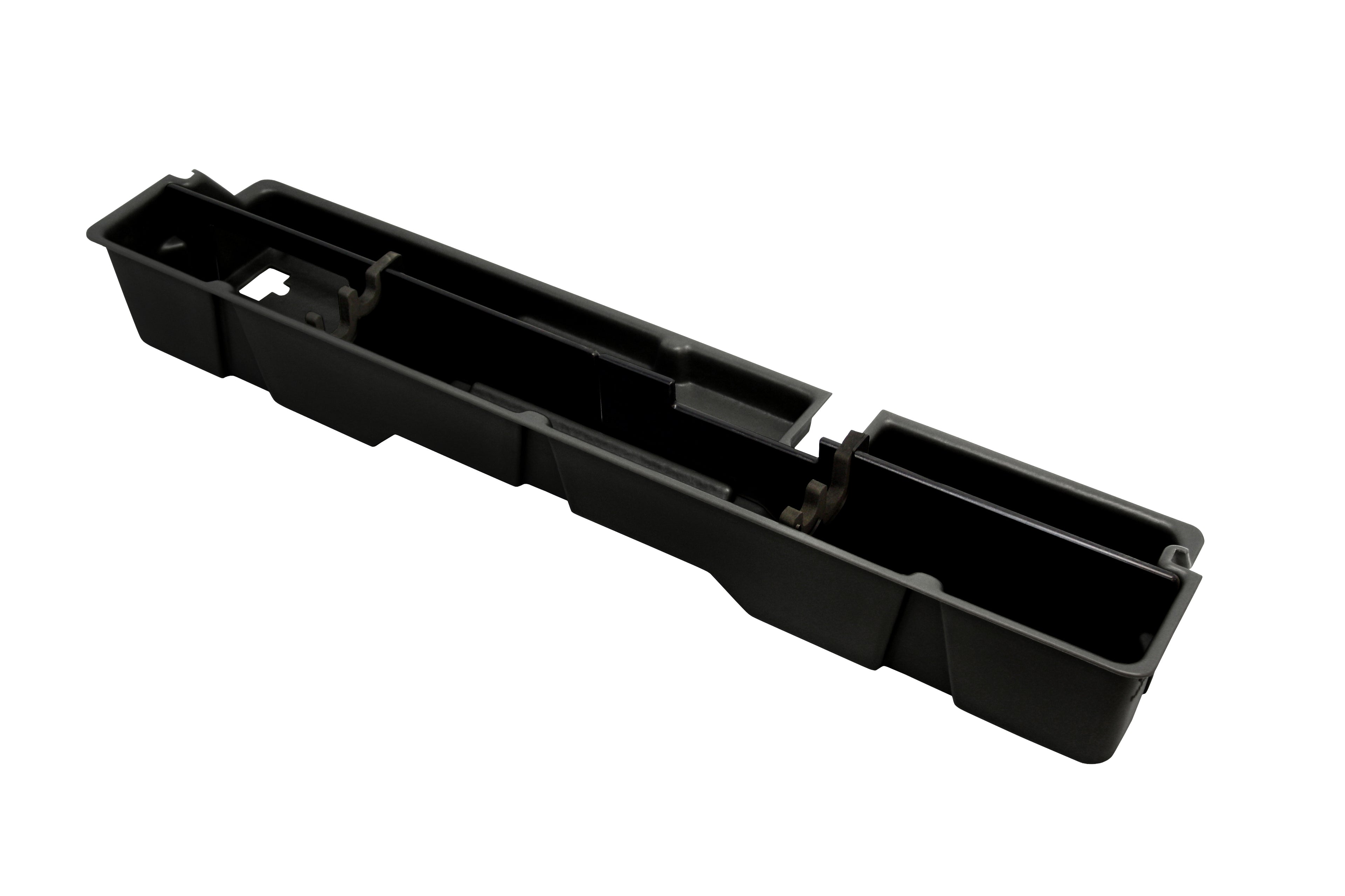 DÜHA under-seat storage installed in a 2000-2003 Ford F-150 SuperCab