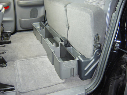 DÜHA Under Seat Storage fits 2000 - 2003 Ford F150 SuperCab - Heavy-Duty Back Seat Organizer