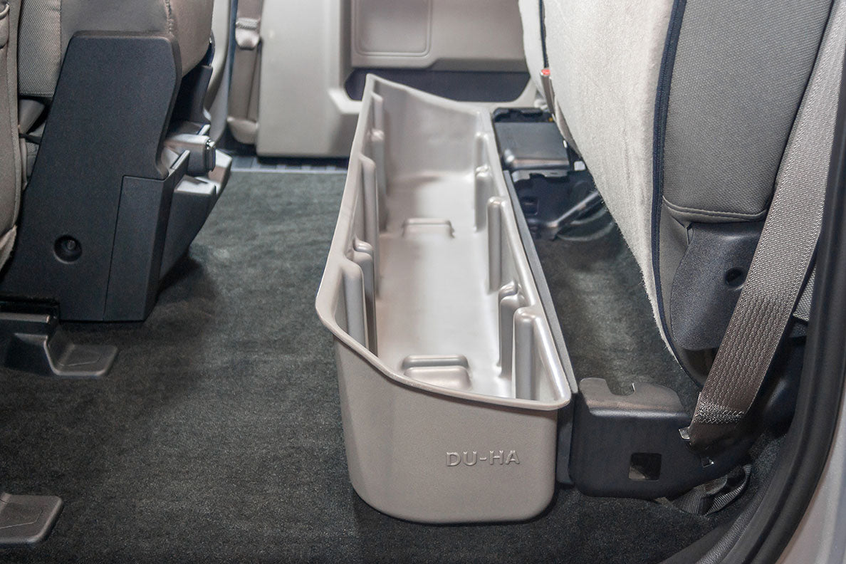DÜHA Under Seat Storage fits 2015-2024 Ford F150 SuperCab &amp; 2017-2024 Ford F250 F350 F450 F550 SuperCab