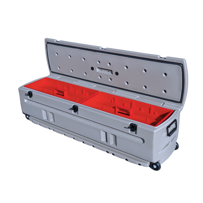 DÜHA Tote Gun and Gear Truck Storage Box | Heavy-Duty, Portable Rolling Toolbox or Gun Case for SUV&